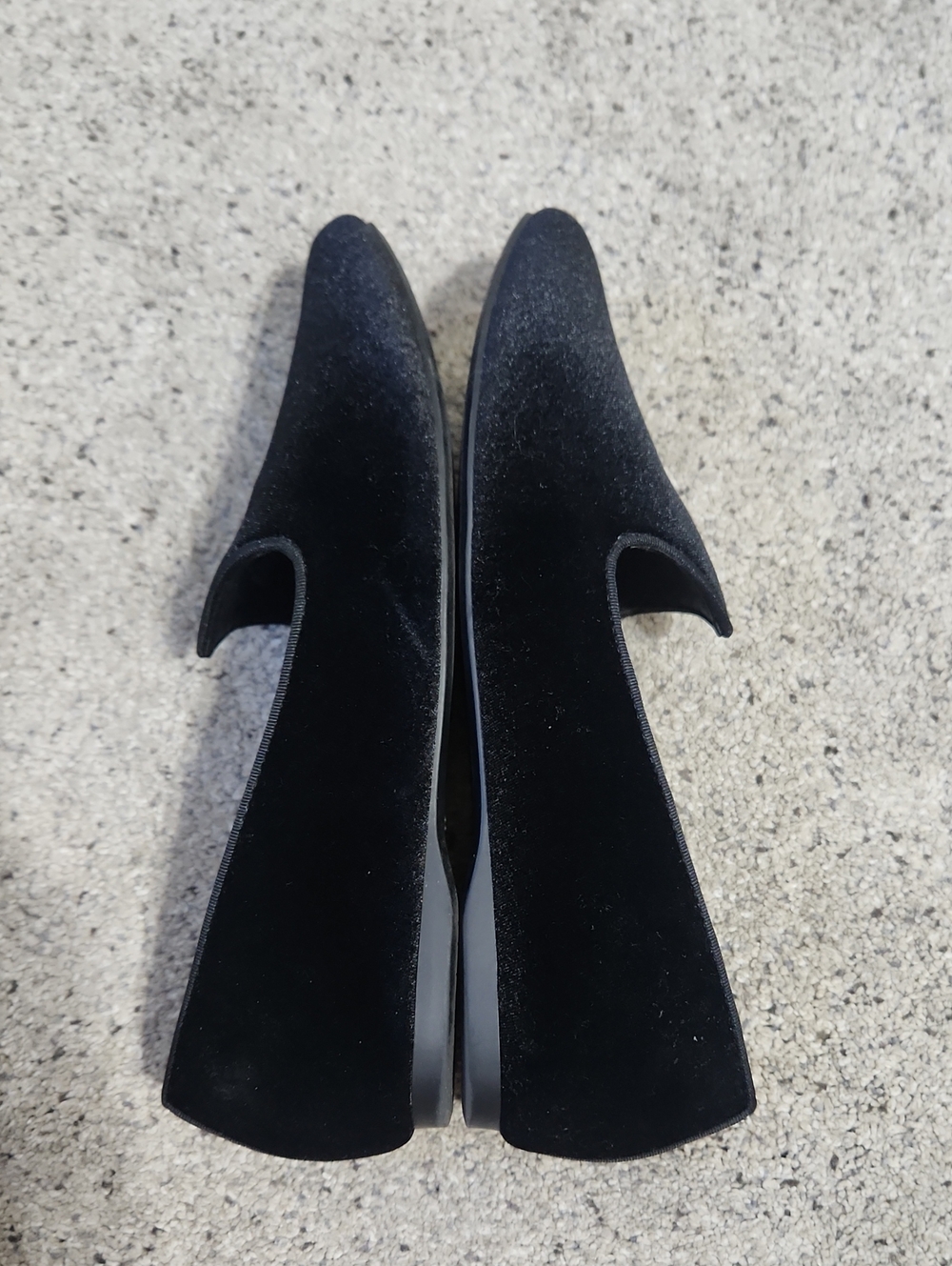 Birdies Starling Velvet Black Flats Smoking Slippers/Flats Size 8 - Picture 8 of 12